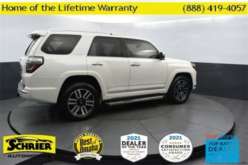 2018 Toyota 4Runner Limited 66,230 Miles Blizzard Pearl 4D Sport Utility 4.0L V6 image 3