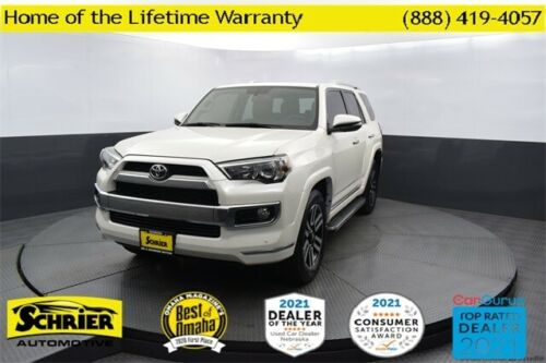 2018 Toyota 4Runner Limited 66,230 Miles Blizzard Pearl 4D Sport Utility 4.0L V6 image 7