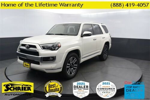2019 Toyota 4Runner Limited 39,901 Miles Blizzard Pearl 4D Sport Utility 4.0L V6 image 7