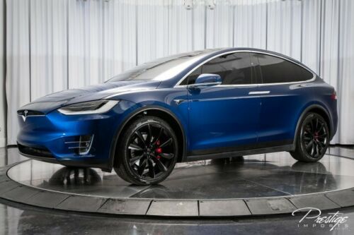 2020 Tesla Model X PerformanceAutomatic Deep Blue Metallic image 5