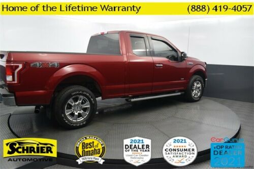 2015 Ford F-150 XLT 42,231 Miles Ruby Red Metallic Tinted Clearcoat Super Cab 2. image 2