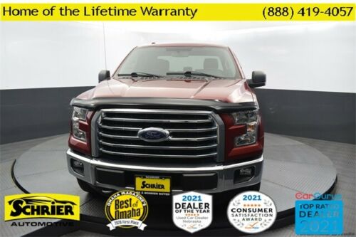 2015 Ford F-150 XLT 42,231 Miles Ruby Red Metallic Tinted Clearcoat Super Cab 2. image 6