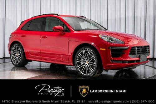 2020 Porsche Macan Turbo SUV 2.9L V6 Cylinder Engine Automatic Carmine Red