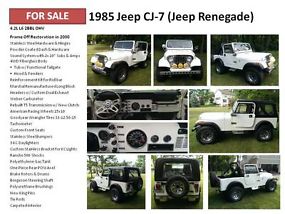 Jeep CJ7 For Sale (Renegade) image 1