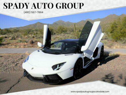 2013  Aventador LP 700 4 AWD 2dr Coupe 9875 Miles Bianco Isis Coupe 6